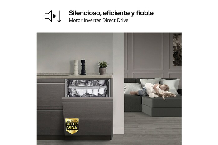 LG Lavavajillas Integrable LG QuadWash™, clasificación D,, DB242TX