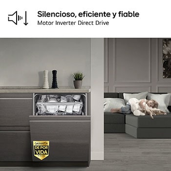 LG Lavavajillas Integrable LG QuadWash™, clasificación D,, DB242TX