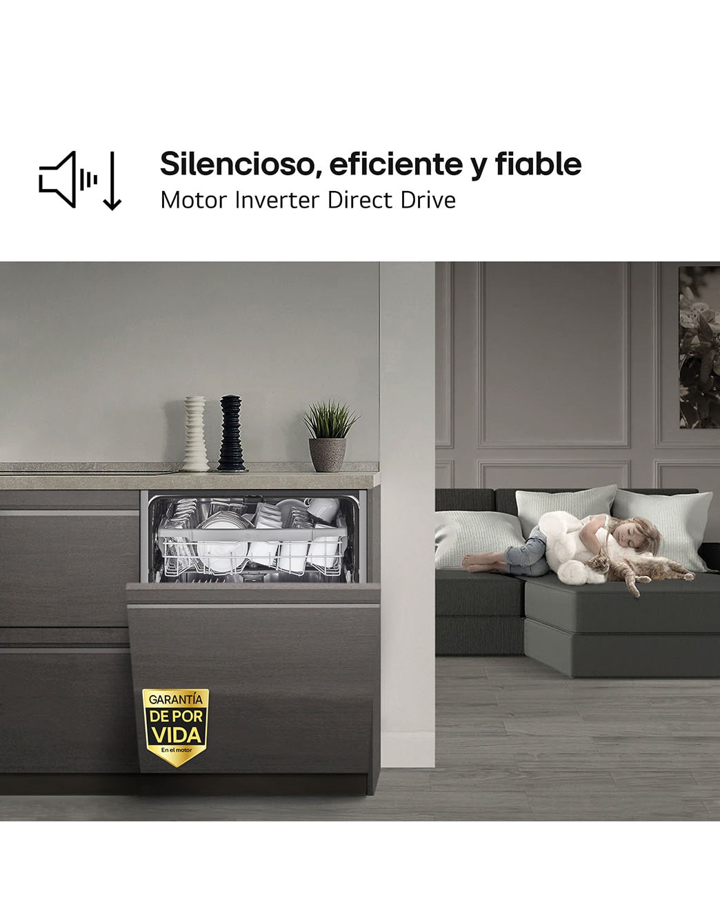 Lavavajillas Integrable LG QuadWash™ - DB242TX | LG España