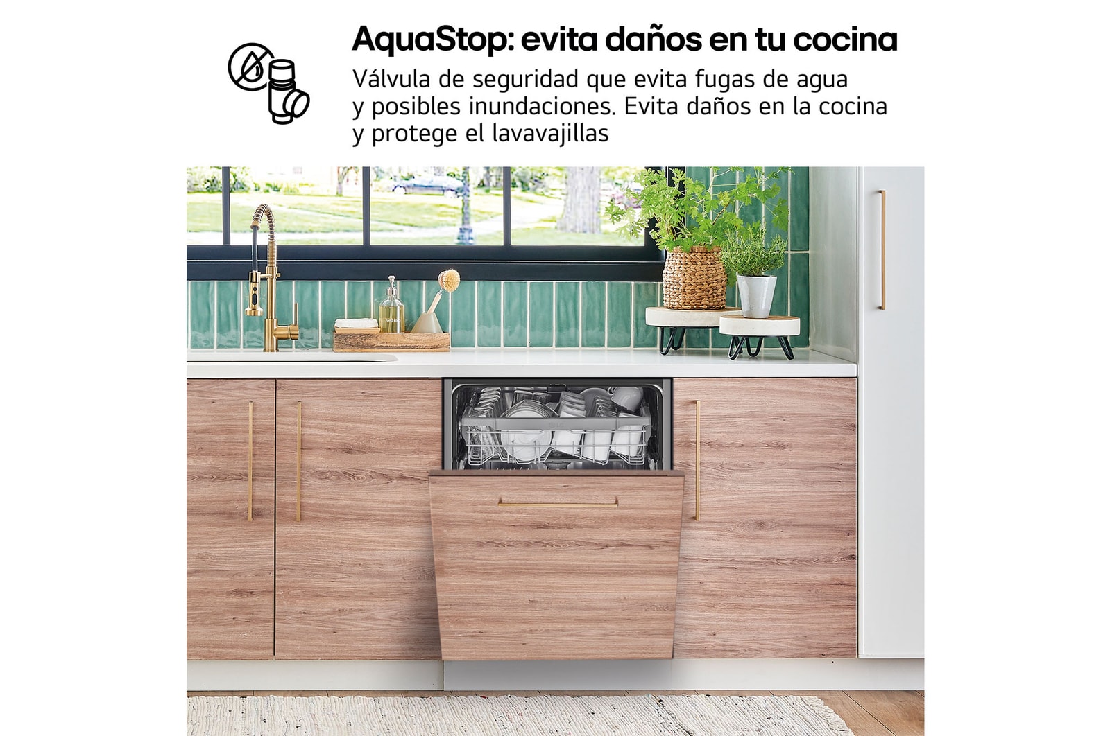 LG Lavavajillas Integrable LG QuadWash™, clasificación D,, DB242TX