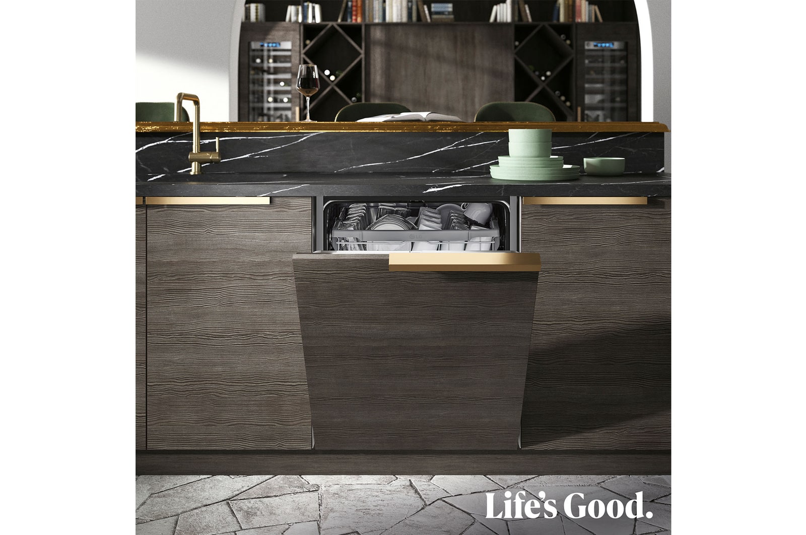 LG Lavavajillas Integrable LG QuadWash™, clasificación D,, DB242TX