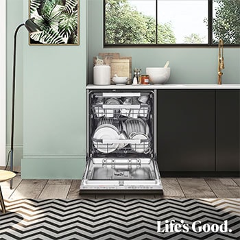 LG LavavajillasIntegrable, LG QuadWashTM Steam, A con lavado a vapor y tercera bandeja , DB475TXS