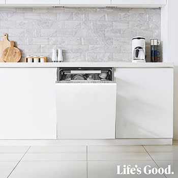 LG LavavajillasIntegrable, LG QuadWashTM Steam, A con lavado a vapor y tercera bandeja , DB475TXS