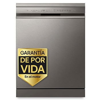 LG Lavavajillas Inox antihuellas con tecnología QuadWash™  , C, con tercera bandeja, DF355FP