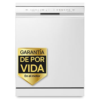 LG Lavavajillas blanco LG QuadWash<sup>TM</sup>, Direct Drive , C, con tercera bandeja, DF355FW