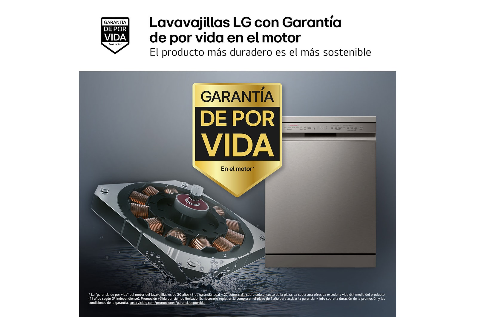 LG Outlet Lavavajillas LG QuadWashTM, B, Inox Antihuellas, DF365FPS.OUTLET