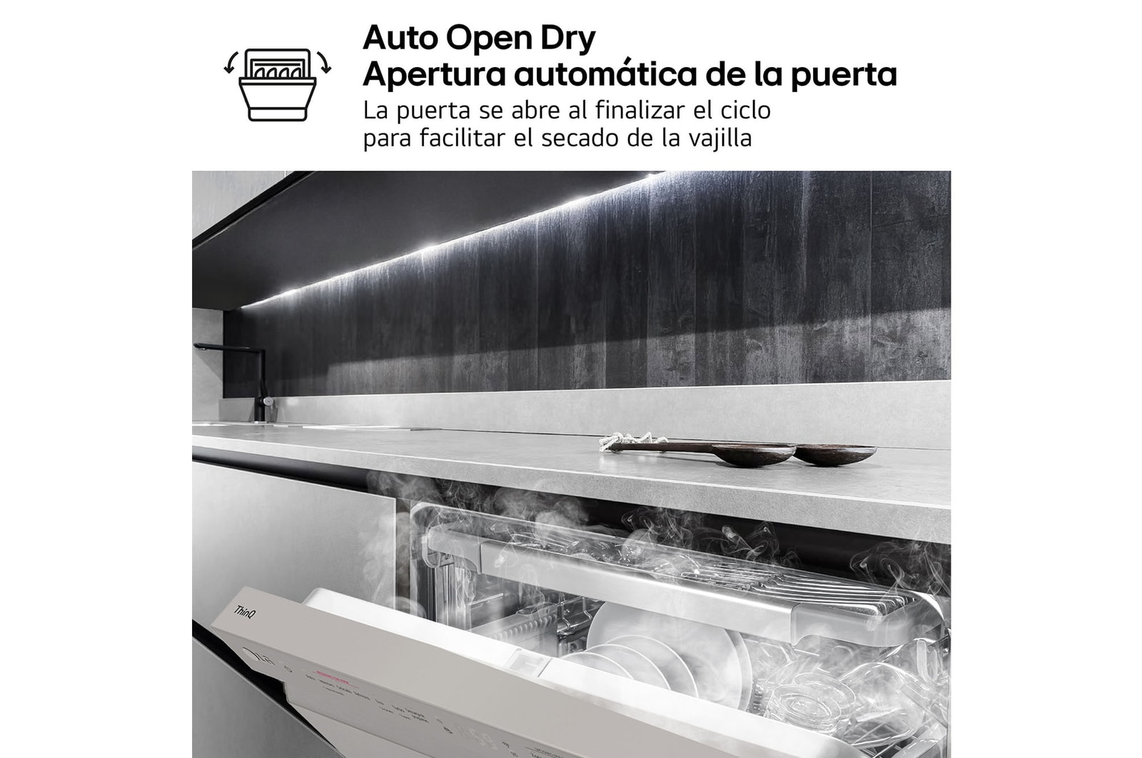 LG Outlet Lavavajillas LG QuadWashTM, B, Inox Antihuellas, DF365FPS.OUTLET