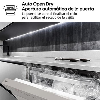 LG Outlet Lavavajillas LG QuadWashTM, B, Inox Antihuellas, DF365FPS.OUTLET