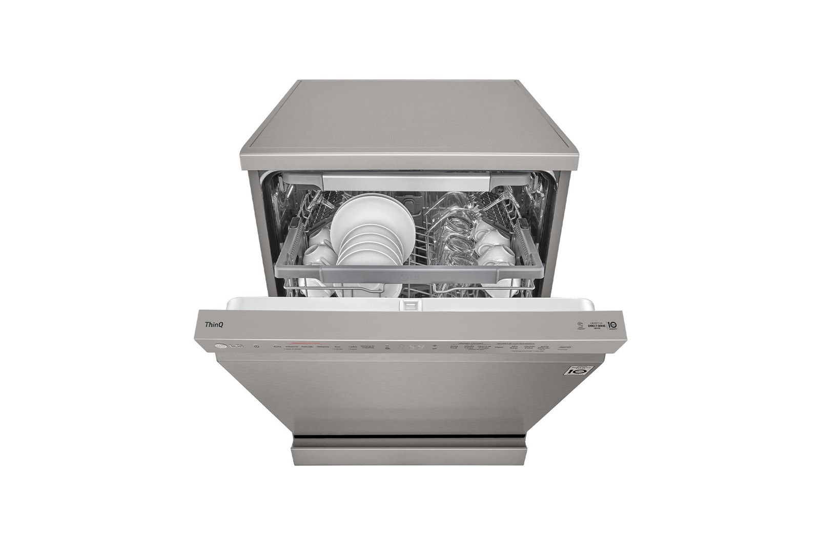 LG Outlet Lavavajillas LG QuadWashTM, B, Inox Antihuellas, DF365FPS.OUTLET