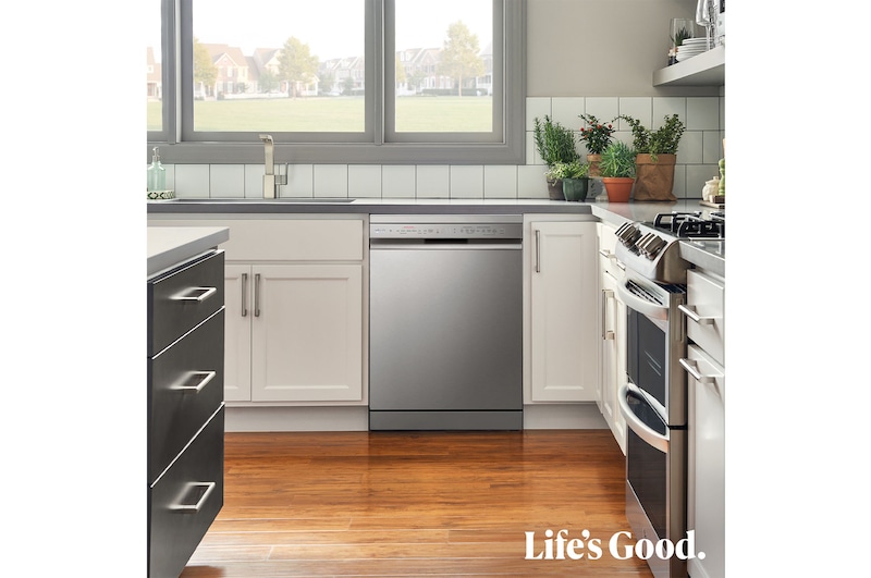 LG Outlet Lavavajillas LG QuadWashTM, B, Inox Antihuellas, DF365FPS.OUTLET