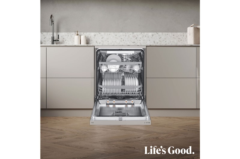 LG Outlet Lavavajillas LG QuadWashTM, B, Inox Antihuellas, DF365FPS.OUTLET