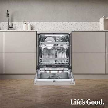 LG Outlet Lavavajillas LG QuadWashTM, B, Inox Antihuellas, DF365FPS.OUTLET