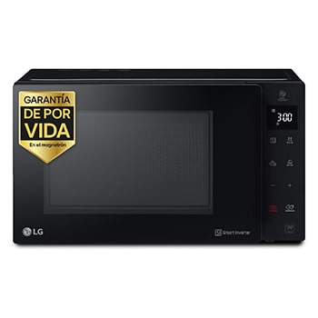 LG Microondas Grill Negro Inverter 1000W de 25 litros, MH6535GIB