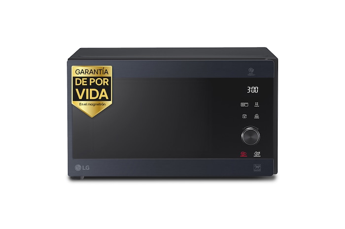 LG Microondas Grill Smart Inverter 1000W de 25 litros, Acero negro, MH6565CPW