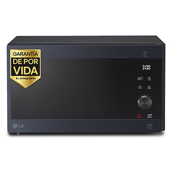 LG Microondas Grill Smart Inverter 1000W de 25 litros, Acero negro, MH6565CPW