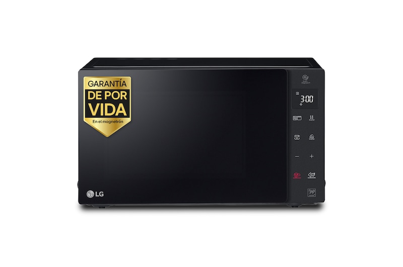 LG Microondas Grill Negro Smart Inverter 1200W de 32 litros, MH7235GPS