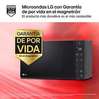 LG Microondas Grill Negro Smart Inverter 1200W de 32 litros, MH7235GPS
