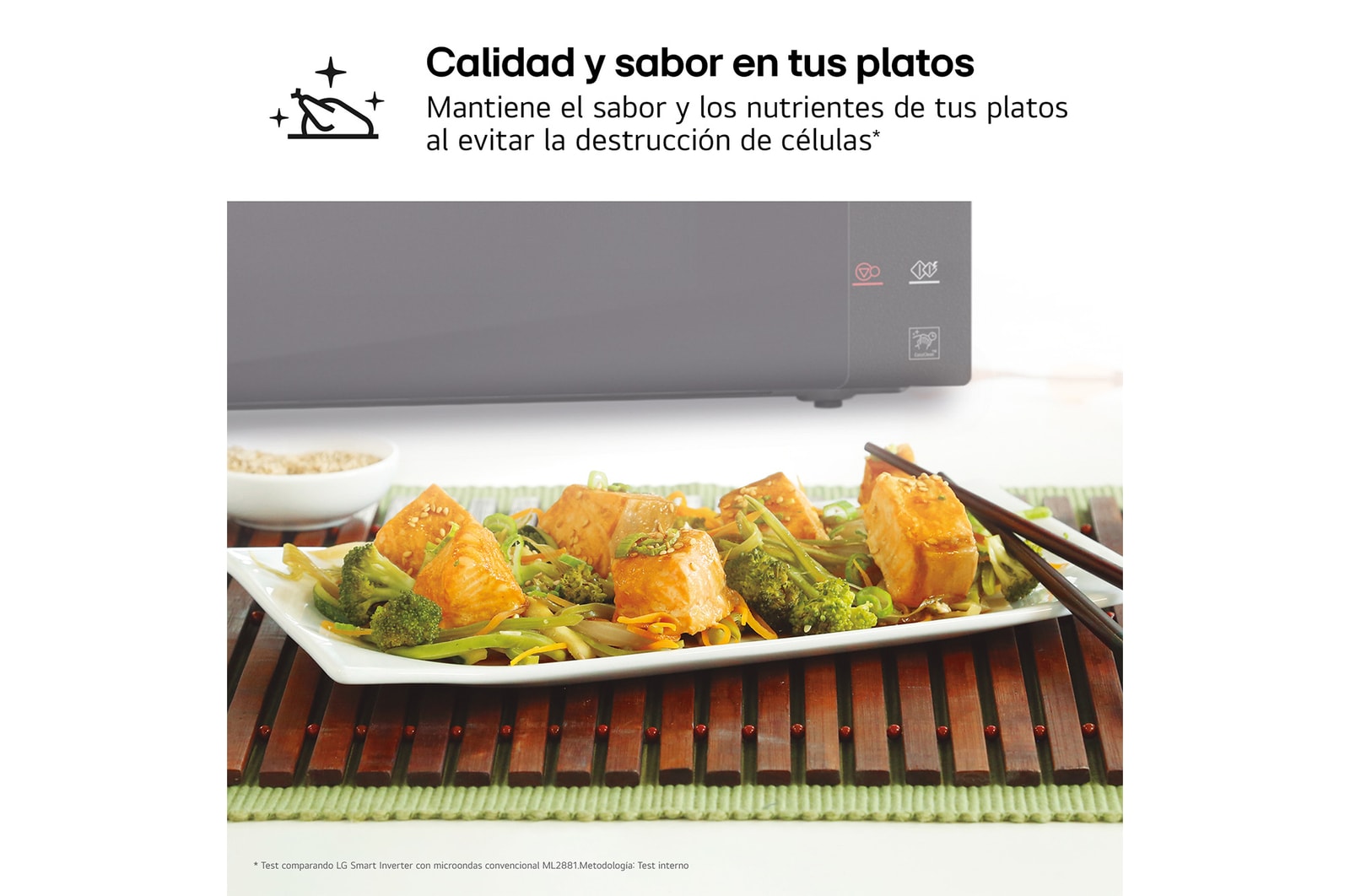 LG Microondas Grill Negro Smart Inverter 1200W de 32 litros, MH7235GPS