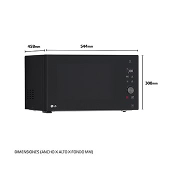 LG Microondas Grill Smart Inverter 1200W de 32 litros, MH7265DPS