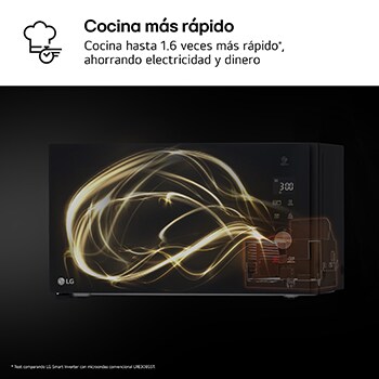 LG Microondas Grill Smart Inverter 1200W de 32 litros, MH7265DPS