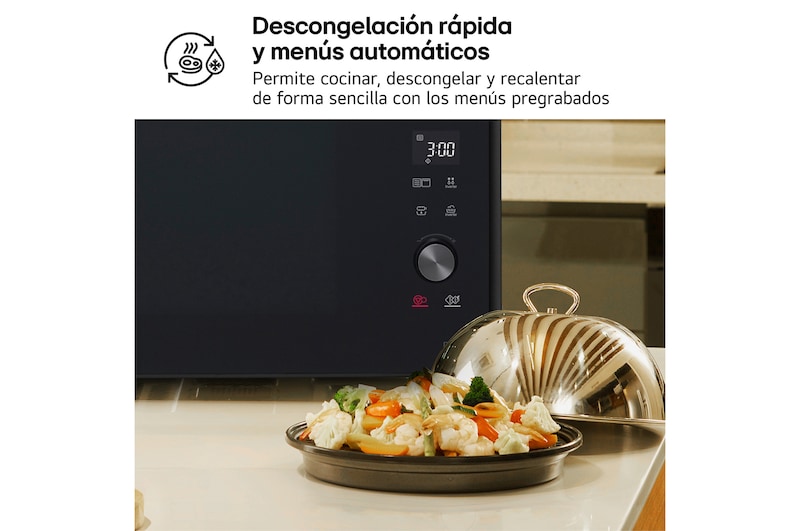 LG Microondas Grill Smart Inverter 1200W de 32 litros, MH7265DPS