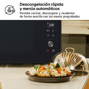 LG Microondas Grill Smart Inverter 1200W de 32 litros, MH7265DPS