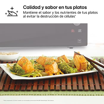 LG Microondas Grill Smart Inverter 1200W de 32 litros, MH7265DPS