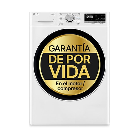 Lg Blanca Secadora 8Kg, C, Con Bomba De Calor Dual Inverter, Serie 900 - Rh80v9av4n - Imagen 1