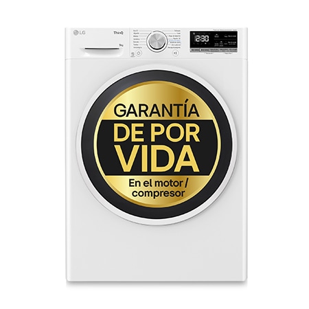 Secadora 9kg, D, con Bomba de calor Dual Inverter, Blanca, Serie 500 - RH90V5AV6N