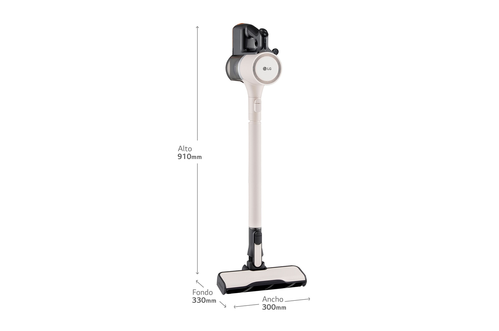 LG Aspirador escoba LG  Kompressor 220W succión, sistema de compresión de polvo, A9K-LITE1C