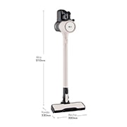 LG Aspirador escoba LG  Kompressor 220W succión, sistema de compresión de polvo, A9K-LITE1C