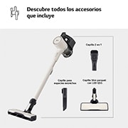 LG Aspirador escoba LG  Kompressor 220W succión, sistema de compresión de polvo, A9K-LITE1C