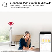 LG Outlet Aspirador escoba LG Kompressor 220W succión, sistema de compresión de polvo, A9K-LITE1C.OBSEXC