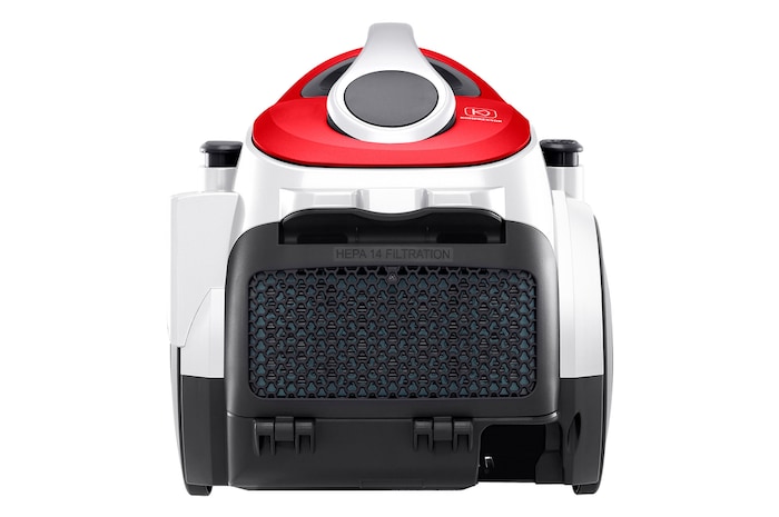 LG Aspirador sin bolsa 650W con sistema de compresión de polvo LG Kompressor, rojo, VK8506NHAG