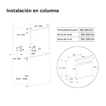 LG Horno Instaview Vapor 100% 76L A++ con sistema de limpieza Blue EasyClean, cristal negro mate, WS9D7672WM