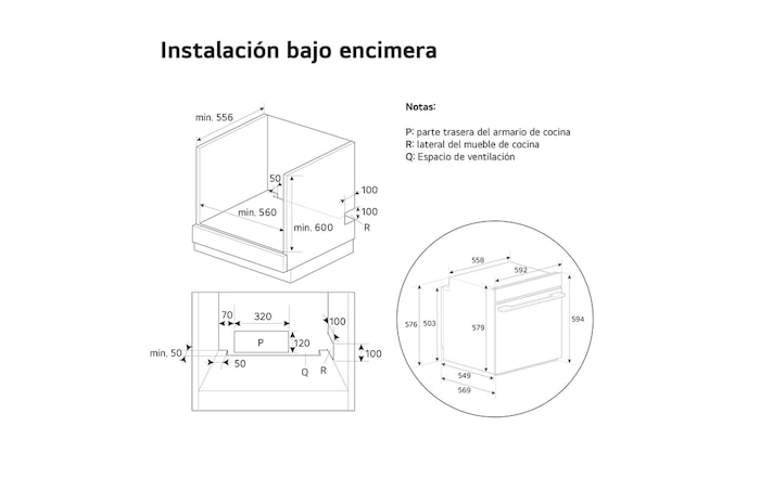 LG Horno Instaview Vapor 100% 76L A++ con sistema de limpieza Blue EasyClean, cristal negro mate, WS9D7672WM