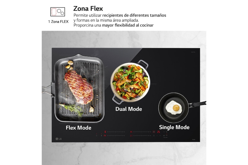 Safety_Lighting is on the 'H' and 'Lock' icons on the product. Each is connected to a pictogram that expresses hotness and lock mode.
