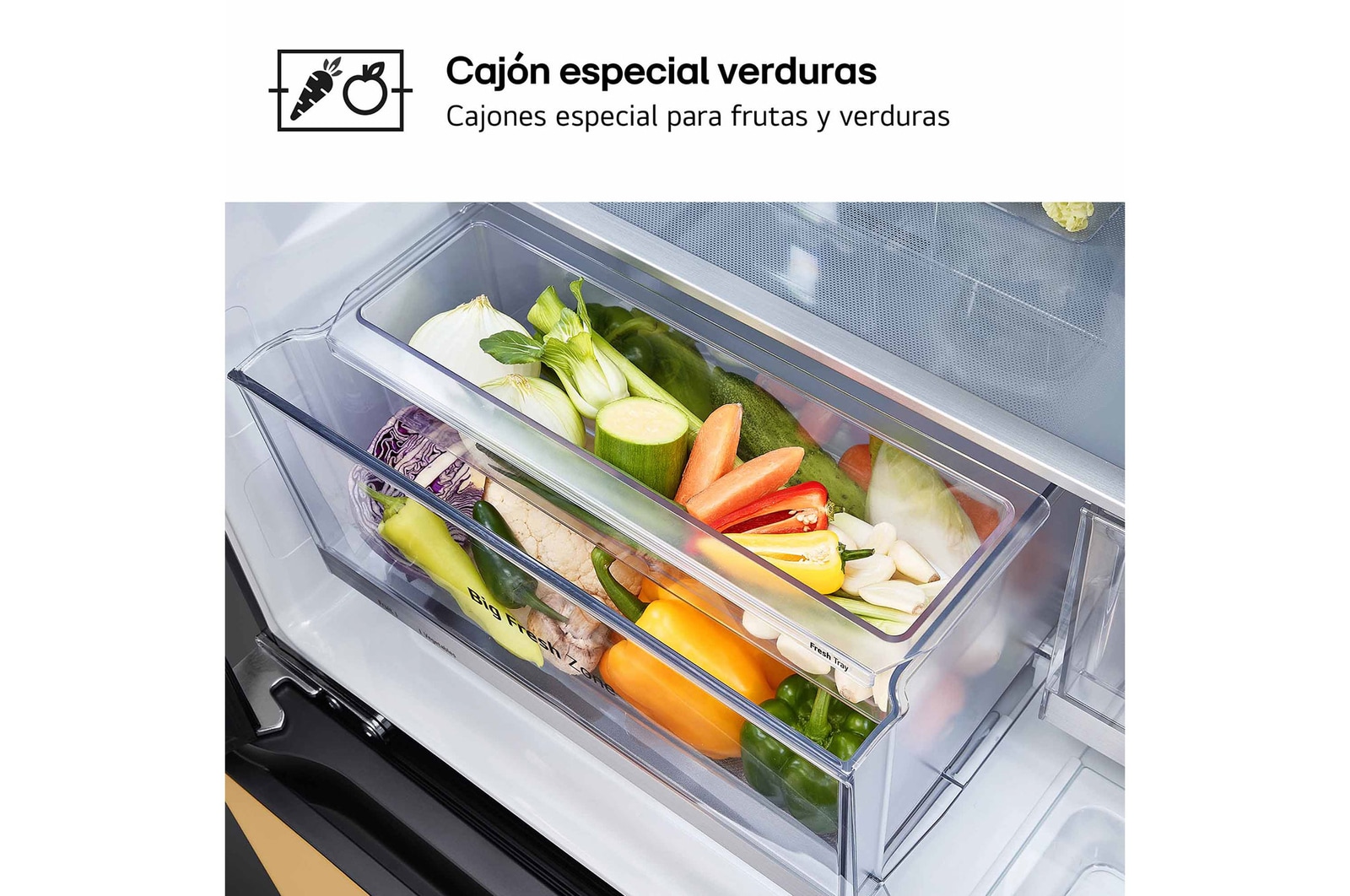 LG Frigorífico American Combi Intaview con MoodUp ™, Door Cooling+, 1,86 m,Clasificación E, 617 L, Multicolor, GMV960NNME