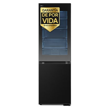 Vista frontal de Frigorífico Combi Instaview  Door Cooling+, 1,86 m, Clasificación C, capacidad de 352 l,  Acero negro grafito, GBG5160CEV