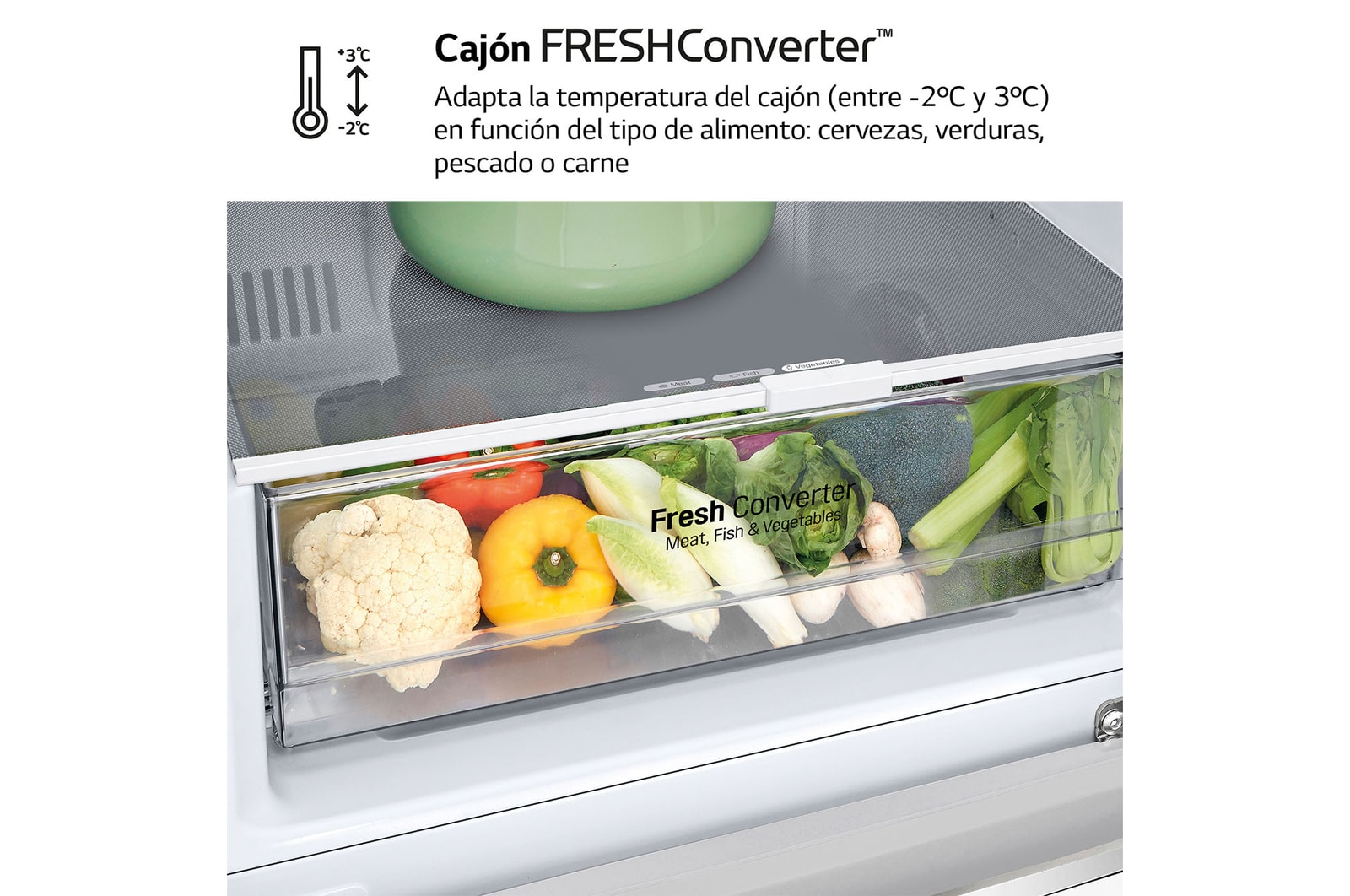 LG Frigorífico Combi 2m, Clasificación B, capacidad de 419l, Inox grafito antihuellas, Serie P-600 , GBP62PZNBC