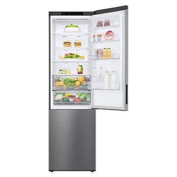 LG Frigorífico Combi 2m, Clasificación B, capacidad de 419l, Inox grafito antihuellas, Serie P-600 , GBP62PZNBC