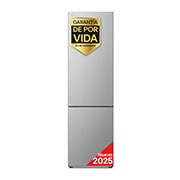 LG Frigorífico Combi Door Cooling+,  2,03m, Clasificación C, capacidad de 419l, Inox antihuellas. Serie 200, GBV22NCCPY