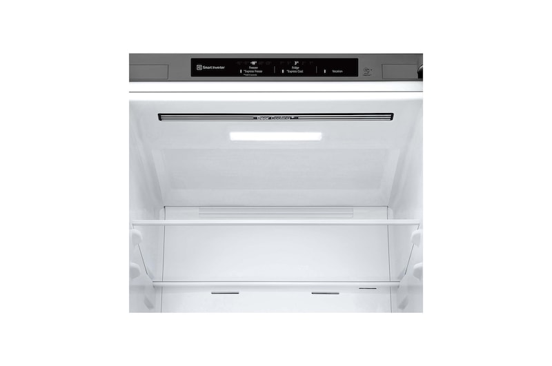 LG Frigorífico Combi Door Cooling+,  1,86m, Clasificación E, capacidad de 374l, inox antihuellas. Serie 300, GBV3100EPY