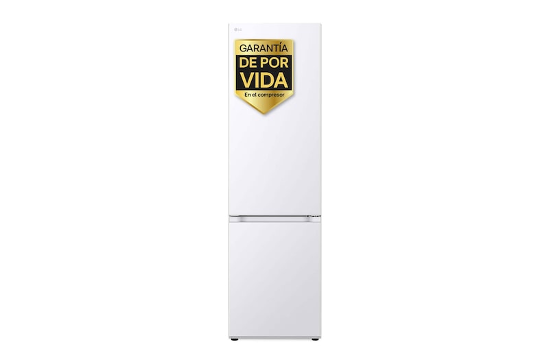 LG Frigorífico Combi Door Cooling+, 2,03m, Clasificación C, capacidad de 419l, blanco. Serie 300, GBV3200CSW