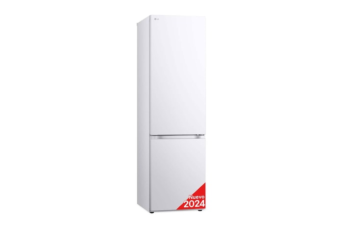 LG Frigorífico Combi Door Cooling+,  2,03m, Clasificación C, capacidad de 419l, blanco. Serie 300, GBV3200CSW