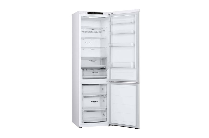 LG Frigorífico Combi Door Cooling+, 2,03m, Clasificación C, capacidad de 419l, blanco. Serie 300, GBV3200CSW