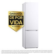 LG Frigorífico Combi Door Cooling+, 2,03m, Clasificación D, capacidad de 419l, blanco. Serie 300, GBV3200DSW