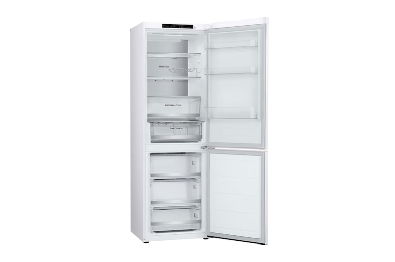 LG Frigorífico Combi Door Cooling+,  1,86m, Clasificación D, capacidad de 374l, blanco. Serie 500, GBV5140DSW