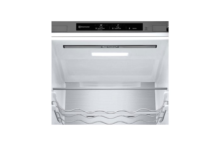 LG Frigorífico Combi Door Cooling+, 2030cm, Clasificación D, capacidad de 419l, Inox antihuellas, serie 500, GBV5240DPY