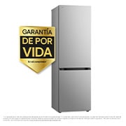 LG Frigorífico Combi Door Cooling+, 1,86m, Clasificación D, capacidad de 374l, inox antihuellas. Serie 700, GBV7180DPY